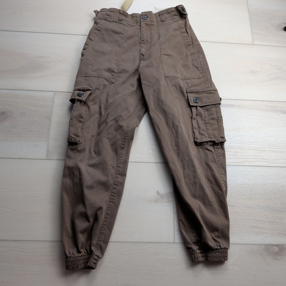 Wondery Isabel 2.0 Brown Cargo Jogger Pants Womens Small Short‎ Hiking Outdoor